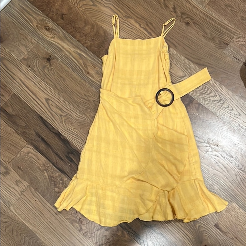 Yellow American eagle dress